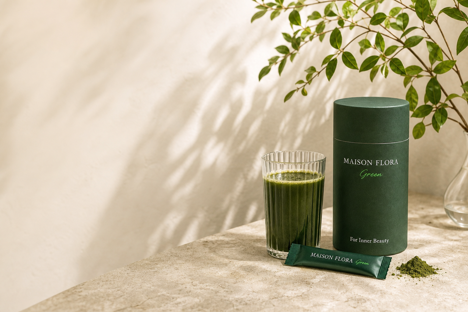 Maison Flora Greenと青汁