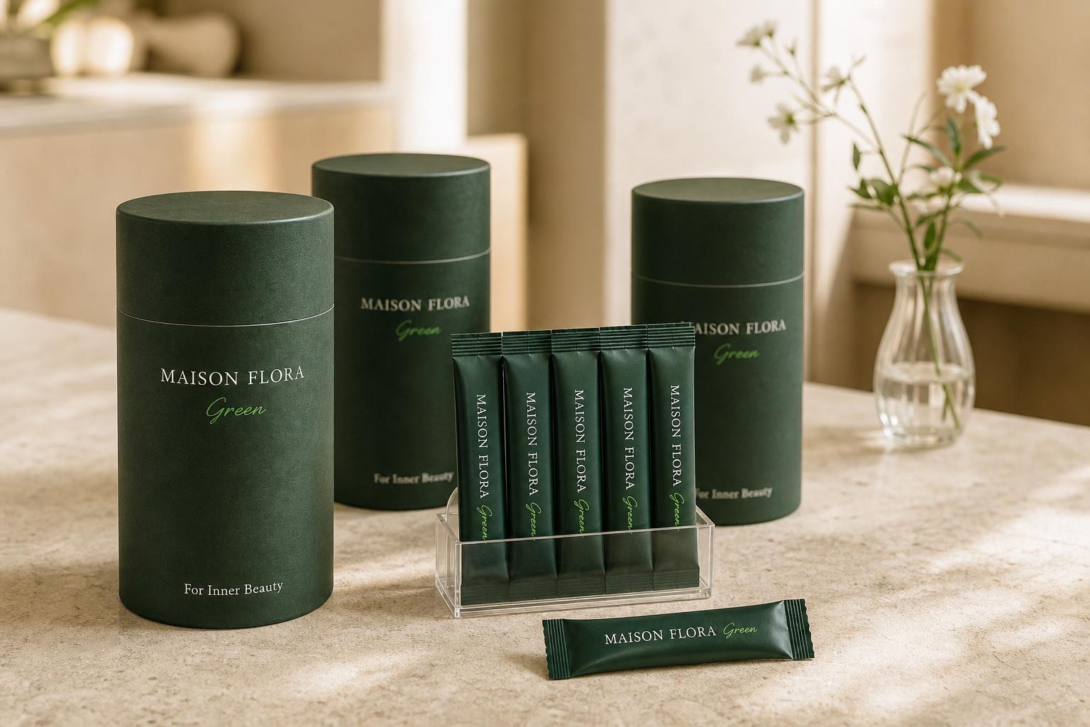 Maison Flora Greenの商品パッケージ